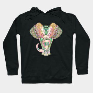 Mandala elephant psicodelic Hoodie